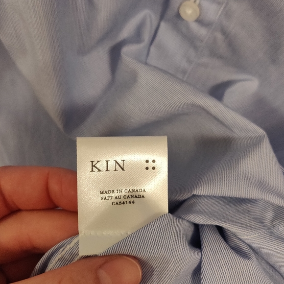 Kin blue dress shirt - Picture 3 of 4